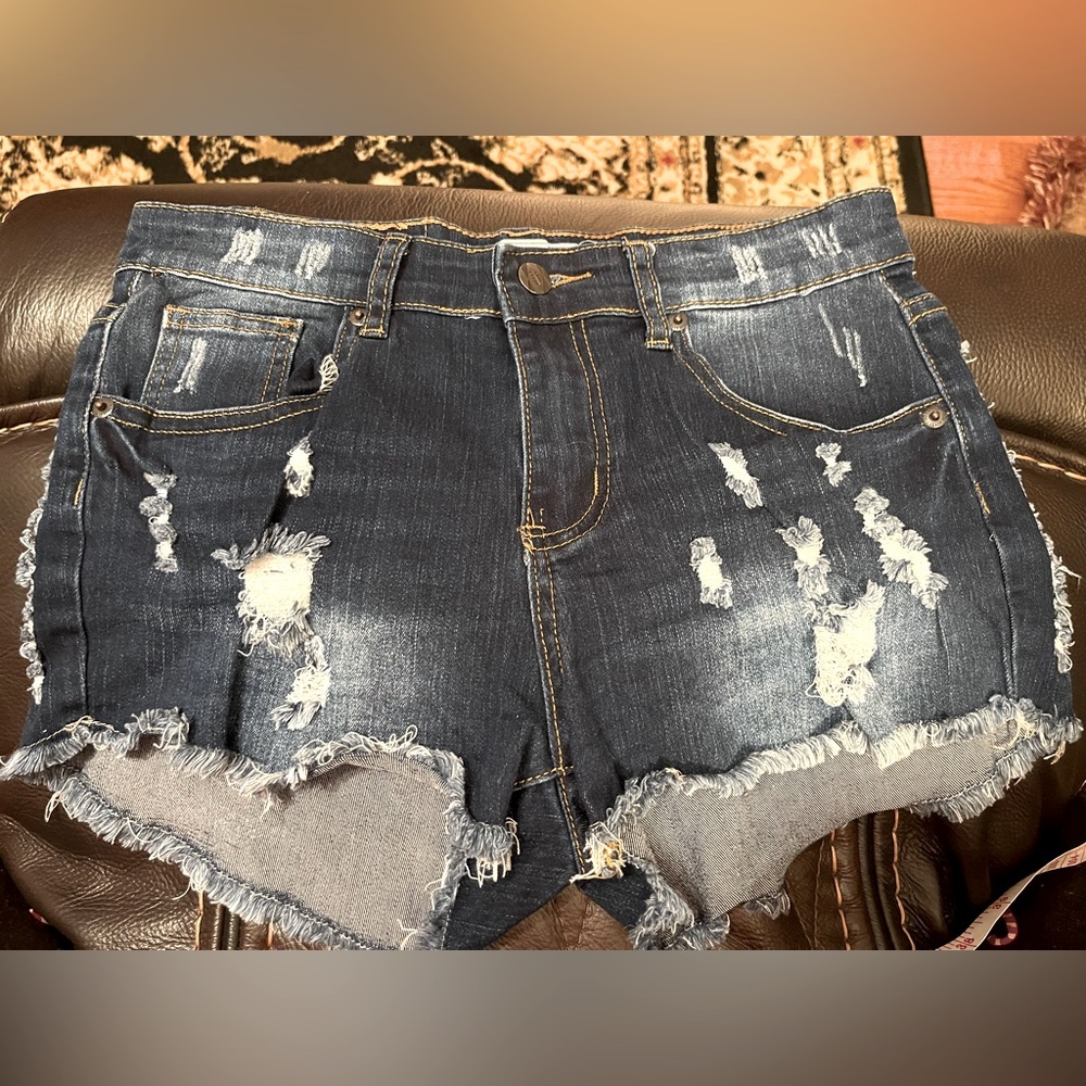 True Gypsy Juniors Denim Shorts, 5